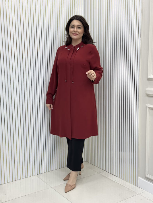 Seyran Tunik Bordo